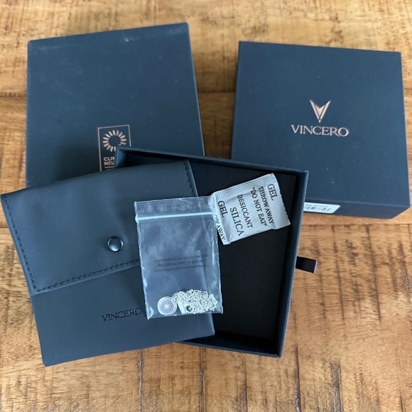 NWT Vincero Silver 925 North Star Celestial Pendant with Extender - Picture 8 of 17